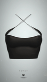 -Pixicat- Selena Top (Black)