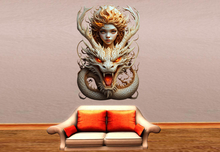 Wall Deco Sticker Mural DragonGirl 19