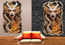 Wall Deco Sticker Mural DragonGirl 17