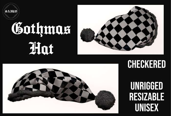 SAIKO - Gothmas Hat - Checkered