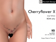 [HDesign] Cherryflower X (Lap Tattoo)