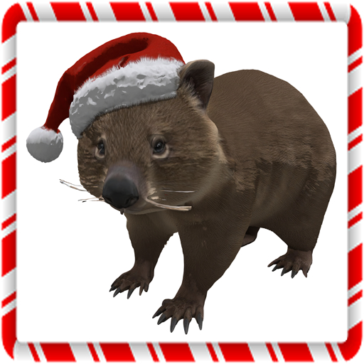 Aussie Christmas Wombat
