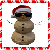 Aussie Christmas Sand Snowman,Sandman