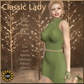 GoodVibes Classic Lady Dress Set Olive
