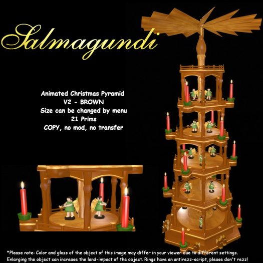 Christmas Pyramid V2 BROWN