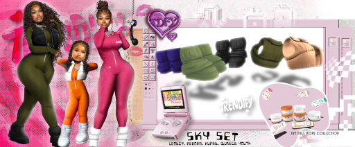 {T} SKY ONESIE FATPACK