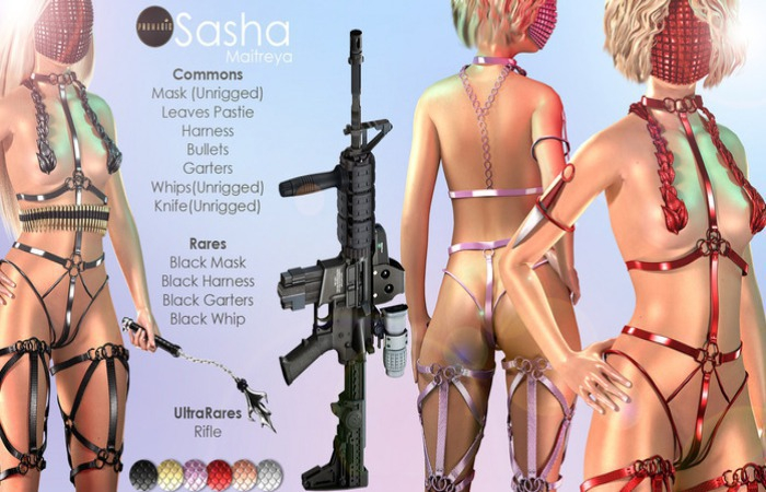 *PROMAGIC* Sasha-Mask-Gold 1