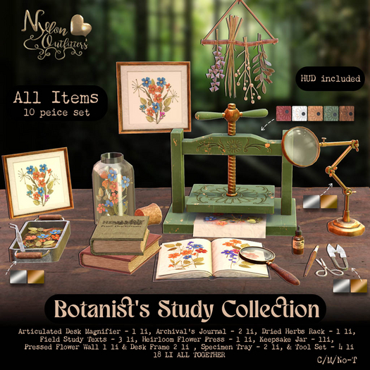 (NO) Botanist Study Collection - All Items