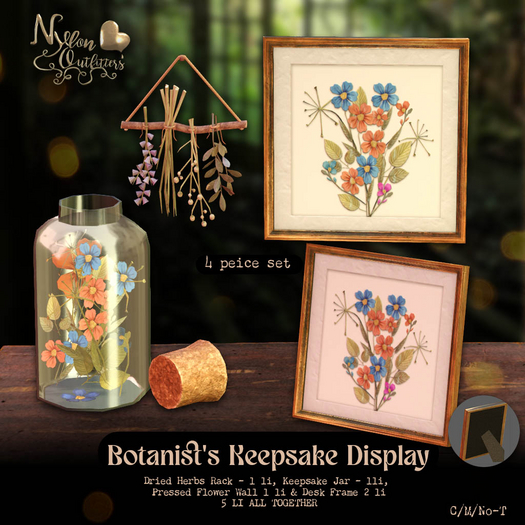 (NO) Botanist's Keepsake Display
