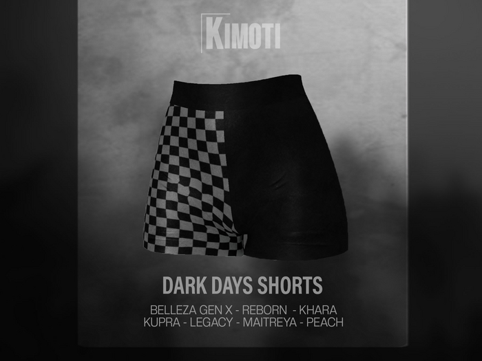 ~Kimoti~ \\ Dark Days Shorts - Checkered