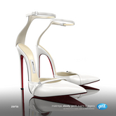 [Gos] Zaria Buckled Heels - White