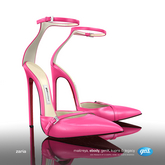 [Gos] Zaria Buckled Heels - Raspberry