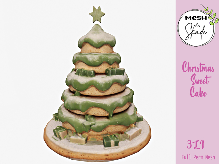 MBS - Christmas Sweet Cake Full Perm mesh