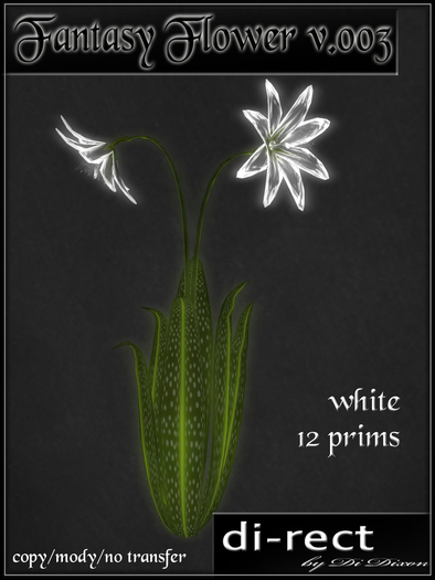 Flower Fanytasy v.003 (white)