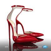 [Gos] Zaria Buckled Heels - Carmine