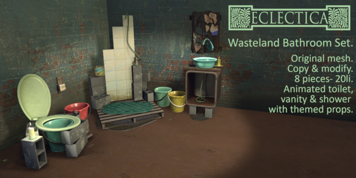 Eclectica- Wasteland Bathroom Set