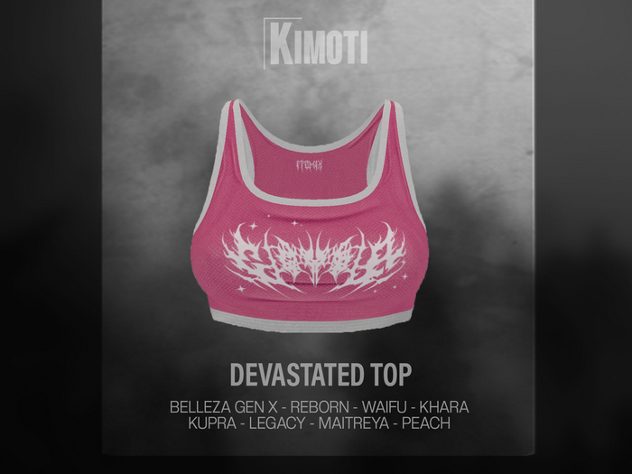 ~Kimoti~ \\ Devastated Top - Pink