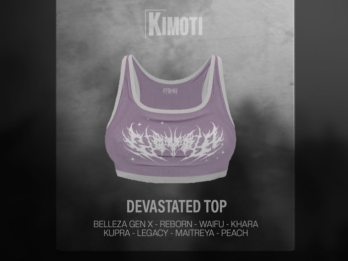 ~Kimoti~ \\ Devastated Top - Lilac