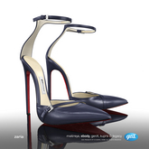 [Gos] Zaria Buckled Heels - Baritone Blue