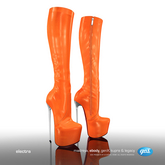 [Gos] Electra Mid-Calf Boots - Orange
