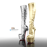 [Gos] Electra Mid-Calf Boots - Metallic Collection