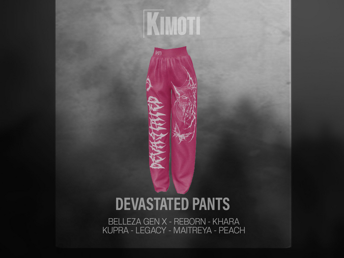 ~Kimoti~ \\ Devastated Pants - Pink