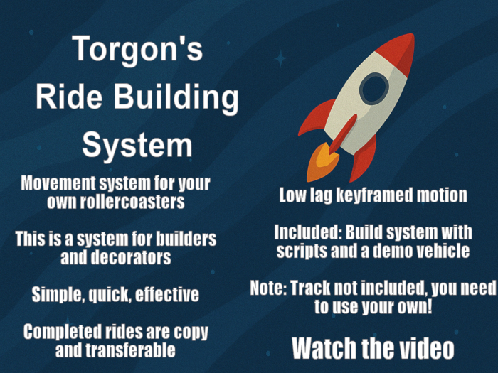Torgon's Ride Builder Demo
