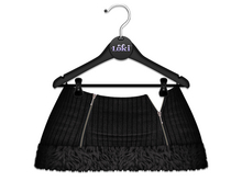 Loki - Tiffany Fur Skirt - Black