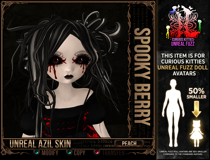 *C:K* Unreal Azil Peach Skin - Spooky Berry