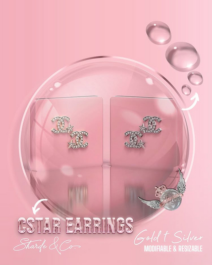 SHARDE $ CSTAR earrings (fatpack)