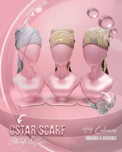 SHARDE $ CSTAR scarf (fatpack)