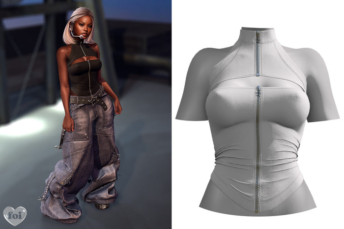 FOI - MIINAE TOP . WHITE