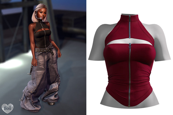 FOI - MIINAE TOP . RED