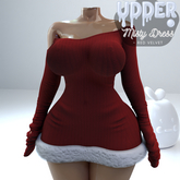 UDDER: Misty Dress Red Velvet