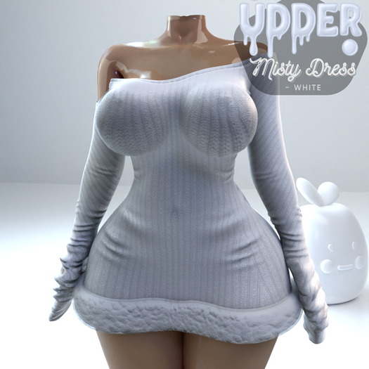 UDDER: Misty Dress Snow 
