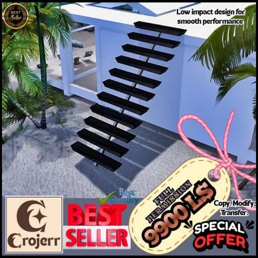 Ascend Mesh Stairs – Full Perm