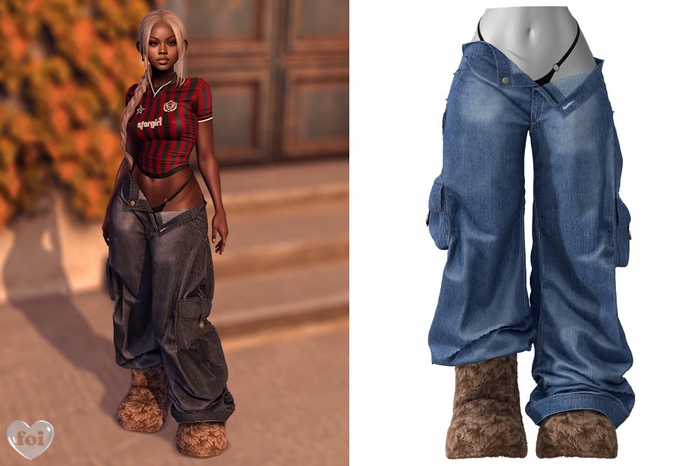 FOI - TONI JEANS . BLUE WASH