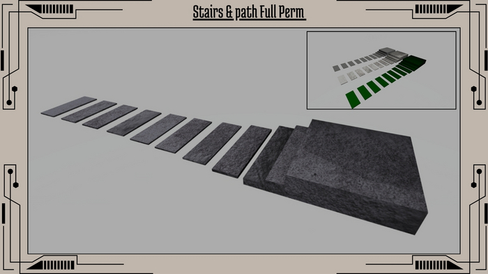 Stairs & path Full Perm 2 impact