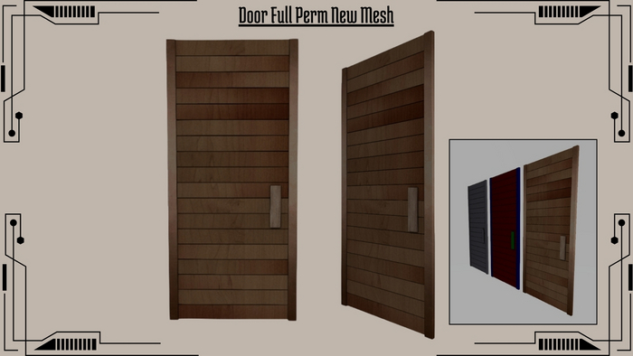 Door Full Perm New Mesh
