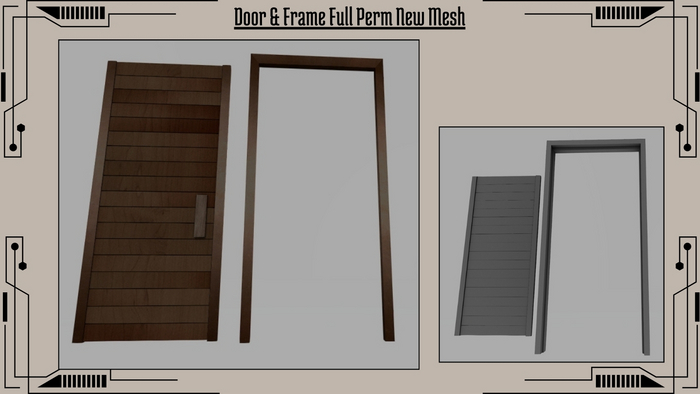 Door & Frame Full Perm New Mesh