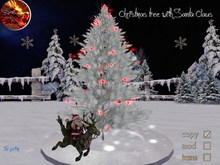 Christmas tree with Santa Claus