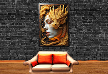 Wall Deco Sticker Mural DragonGirl 14