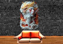 Wall Deco Sticker Mural DragonGirl 12