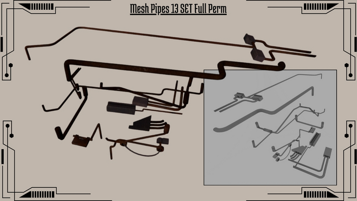 Mesh Pipes 13 SET Full Perm