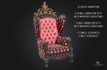 Eclectic Chamber Chair – 32 Bento Animations – Unique Decor