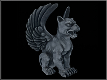 [Feliz] Sitting Winged Lioness Gargoyle - Mesh - Full Perm