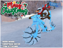 Snowman Biker