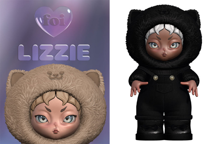 FOI - LIZZIE  PLUSHIE . VANTA