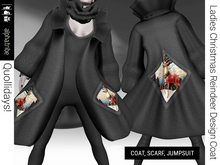 a.tribe::: [Quollidays] Ladies Christmas Reindeer Design Coat