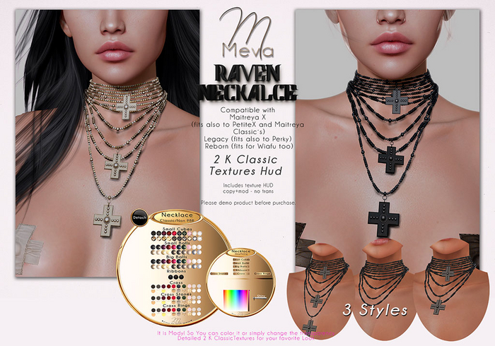 Meva Raven Necklace